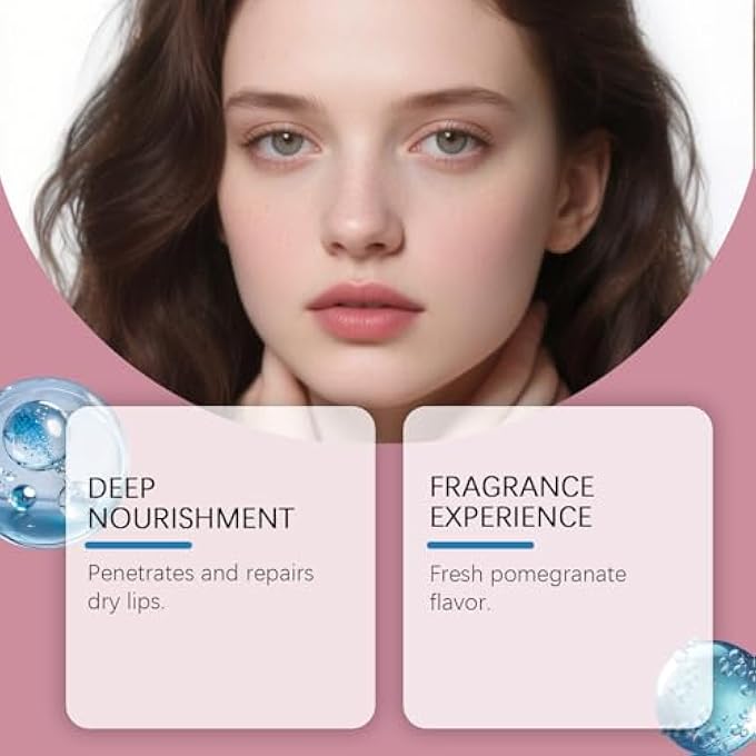 rayihni LIP SLEEP MASK POMEGRANATE | OVERNIGHT LIP MASK MOISTURIZING NOURISHING LIP CARE LIP | LIP REPAIR FOR DRY CRACKED LIPS, 30G - Image 4